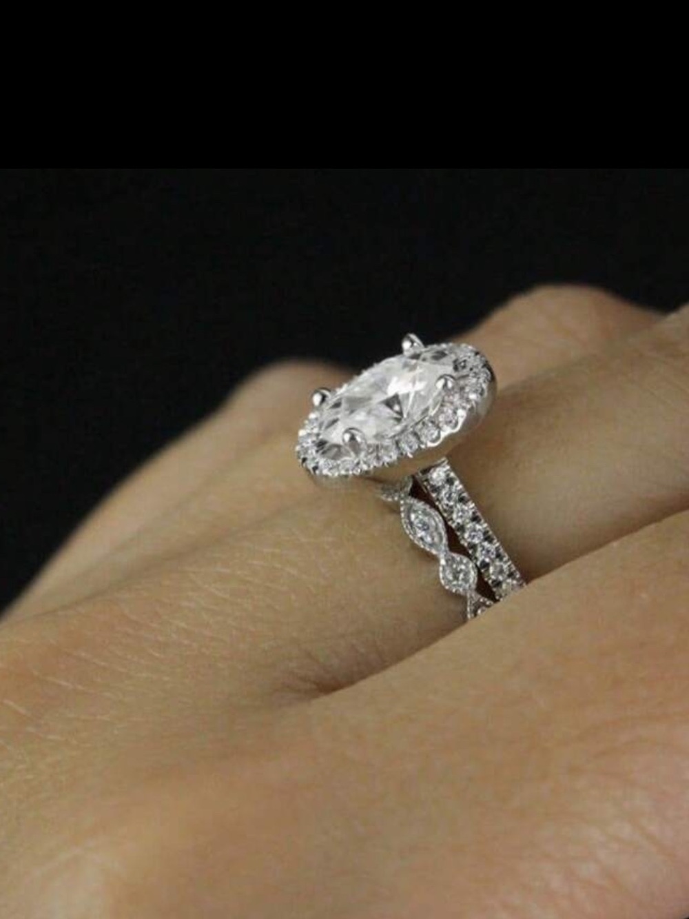 Silver ring set - Picture 3 of 3
